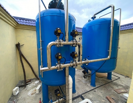 正规滚球官网（中国）有限公司20吨压力式一体化净水设备